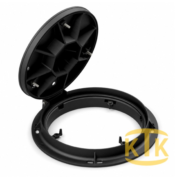 Döküm Yuvarlak Rögar Kapağı Takımı Ø600 mm C250 (DKT-600-C) - Döküm Rögar Kapakları