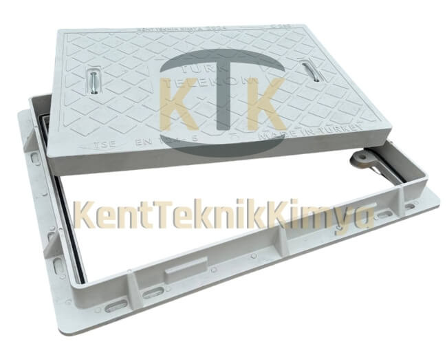 Kompozit Dikdörtgen Rögar Kapağı Takımı 600x800 mm