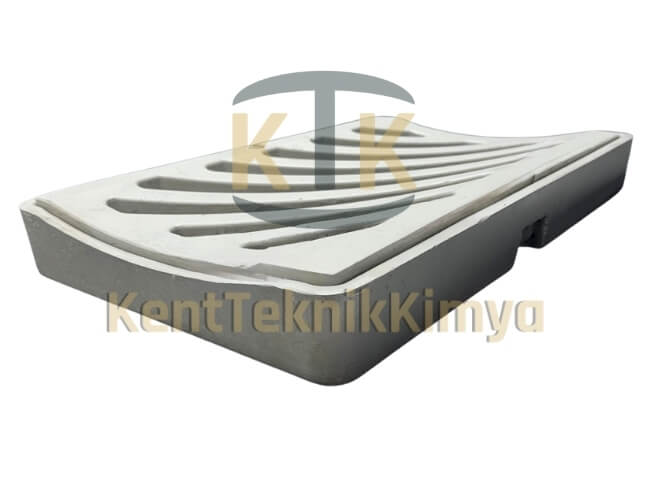 Kompozit Yağmur Suyu Izgara Takımı Oluklu 400x600 mma