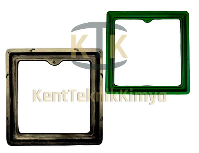 Kompozit Kare Rögar Kapağı Takımı 400x400 mm