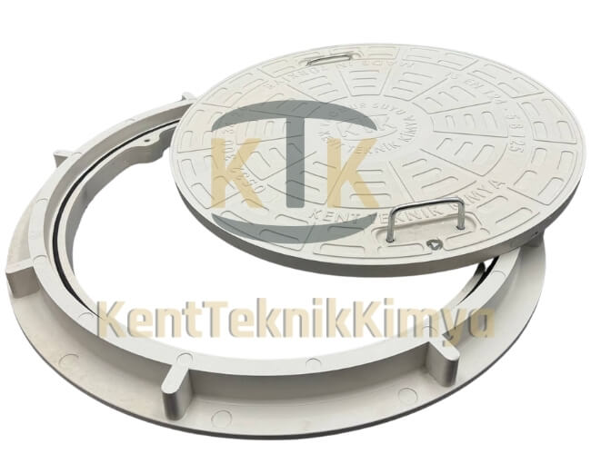 Kompozit Rögar Menhol Kapağı Takımı ø600mm TT1 Eko Serisi B125