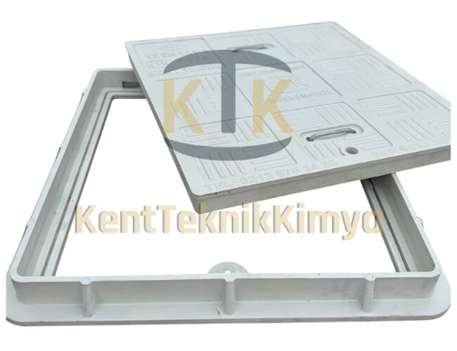 Kompozit Kare Rögar Kapağı Takımı 600x600 mm